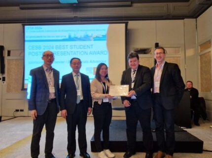 Zum Artikel "Hsuan-Heng Lu gewinnt den Best Student Poster Award auf der CESB 2024 in Nürnberg"