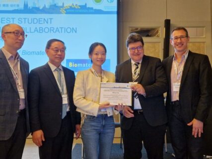 Zum Artikel "Zhiyan Xu gewinnt den Best Student Poster Award für eine China-EU-Kooperationsforschung auf der CESB 2024 in Nürnberg"